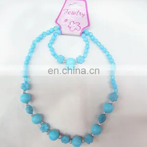 Hot Promption Bright Color Beaded Necklace Set for Children thumbnail-1