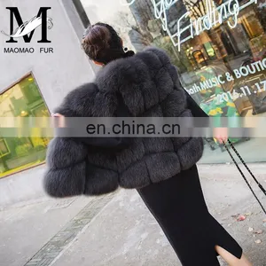 Factory Wholesale New Fashion Sleeveless Lady Winter Fur Vest Real Fox thumbnail-5
