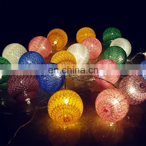 Holiday Lighting Christmas Color Ball String Light Outdoor LED Globe Light thumbnail-3