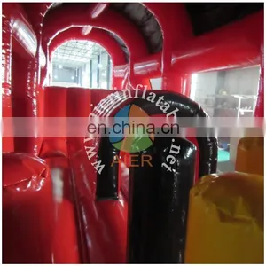 Red & Black Inflatable Obstacle Course thumbnail-6