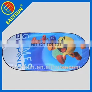 EASTSUN Customized Pop Up Car Sunshade Round Silver Car Sun Visor For Front Window thumbnail-1