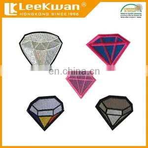Diamond Sticky Embroidered Patch/ Self-adhesive On Embroidery Patch thumbnail-1
