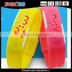 2015 New Products Resistant Sports Bracelet Touch Screen Led Watch thumbnail-4
