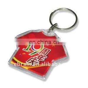 Hot T Shirt Shaped Acrylic Plastic Keychain thumbnail-1