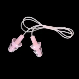 Free Sample Nontoxic Silicone Earplug for Water Sport Use Swimming Accessories thumbnail-1