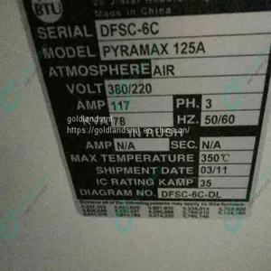 SMT Reflow Oven PCB Soldering MachineBTU Pyramax 125 Reflow Oven for LED Production Line thumbnail-3