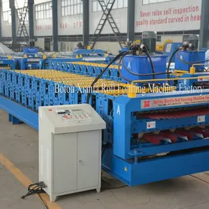 Double Layer Roofing Sheet Roll Forming Machine thumbnail-1