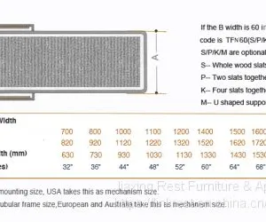 Extra Narrow Sofa Bed Mechanism TFN00# thumbnail-3