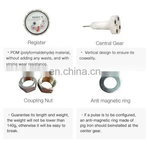 Popular Cheap Price Multi Jet 3/4 Magnet Brass Type Water Meter thumbnail-2