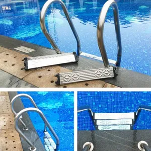 304/316 Stainless Steel 2/ 3/ 4/ 5 Steps Swimming Pool Ladder for Swimming Pool Equipment and Accessories thumbnail-1