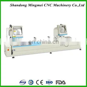 Aluminium and UPVC Profiles Semi-Automatic Double Head Cutting Saw Machine thumbnail-2