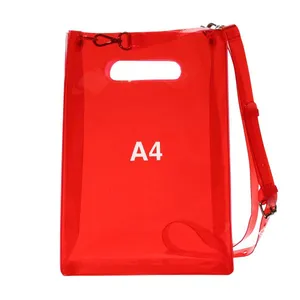 Custom PVC Bag Side Gusset Bag Screen Printing PVC Tote Bag thumbnail-5