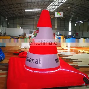 High Quality Customized Inflatable Traffic Cone , Inflatable Roadblock Snow Cone Model,Inflatable Roadblock Balloon For Project thumbnail-5