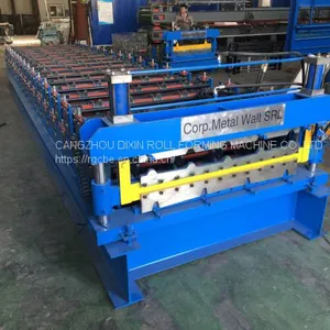 Tr4 Tr5 Tr6 Galvanized Sheet Metal Roof Roll Forming Machine thumbnail-4
