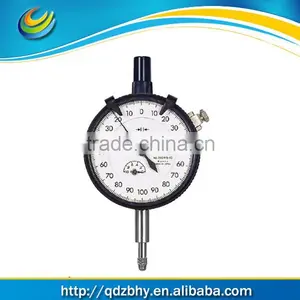 Mitutoyo 2109S-70 Dial Indicator, M2.5X0.45 Thread, 8mm Stem Dia., Lug Back, White Dial, 0-100-0 Reading, 57mm Dial Dia thumbnail-1