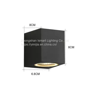 Round Square Design Waterproof IP65 6W 12W Led Wall Light thumbnail-3