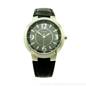 Stainless Steel Women Watches Water Resistance Genuine Leather Quartz Lady Watch thumbnail-1