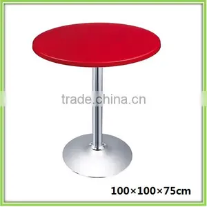 2016 New Dining Round Red Table thumbnail-1