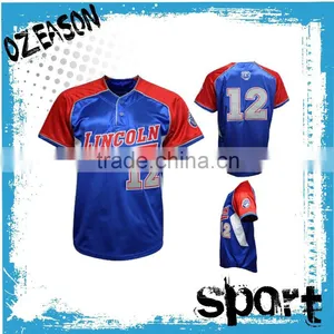 Wholesale Custom Dry Fit Baseball Jersey Baseball Jersey With American Flag thumbnail-1