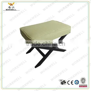 WorkWell Good Fabric or pu Dining Room Stool With X-LEG Kw-D4173 thumbnail-6