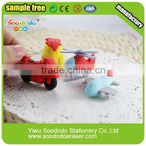 Car Set Shape 3D Harmless Erasers thumbnail-1