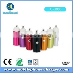 Columned Portable Car Usb Charger and ac Adapter and Colorful Auto Charger thumbnail-1
