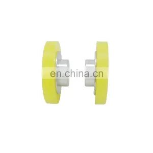200mm Polyurethane Synchronizer Wheel 6 MM Bore 2pcs in a Bag for Rotary Encoder Meter Counter thumbnail-1