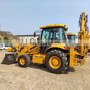 Good Performance Multifunction All Terrain 388 4x4 Backhoe Excavator Loader, Powerful Loader Backhoe thumbnail-5