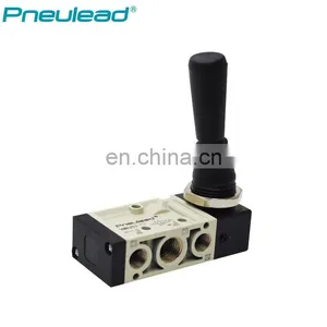 VBN Series 2 Position 5 Way Hand Valve Pneumatic Air Hand Control Manual Solenoid Valve thumbnail-2