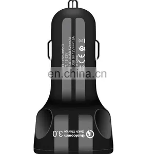 Hot Sale 5V 7A Q3.0 Car Charging Station 3 Ports Usb Fast Car Charger Universal Phone Charger thumbnail-2