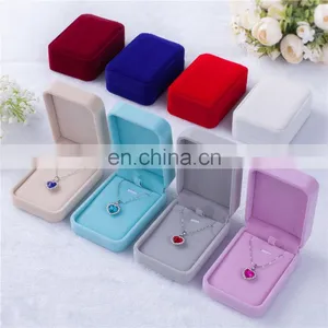 Jewelry Storage Boxes Presentation Necklace Pendant Jewelry Box Velvet Case Earrings Display Box 10*7*4.5cm thumbnail-1