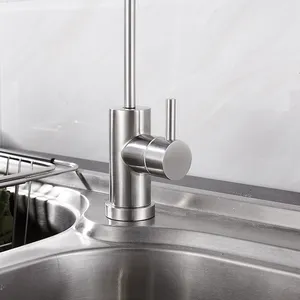 Drinking Water Faucet for Kitchen Sink Kitchen Water Filter Faucet Stainless Steel for Reverse Osmosis or Water Filtration System Beverage Non-Air Gap RO Faucet Brushed thumbnail-5
