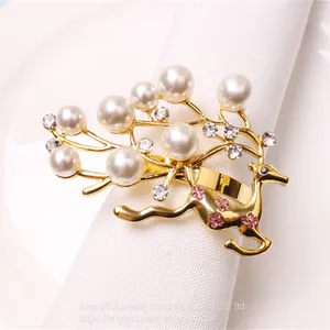 Valentine's Day Napkin Rings Flower Rhinestone Heart Petals Alphabet Love Letter thumbnail-3