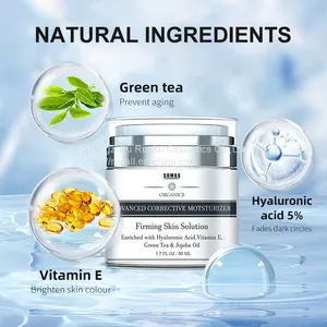 Natural Ingredients Moisturizing Face Cream To Firming Skin And Reducing Wrinkles 50ml Support Custom Logo thumbnail-4