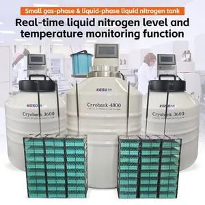American Samoa Vapor Phase Liquid Nitrogen Freezer KGSQ Ln2 Cryogenic Freezer thumbnail-1