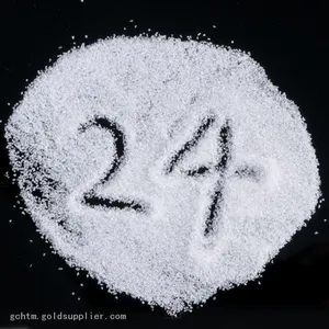 White Fused Alumina for Surface Cleaning Media Abrasive Blasting White Grains thumbnail-1