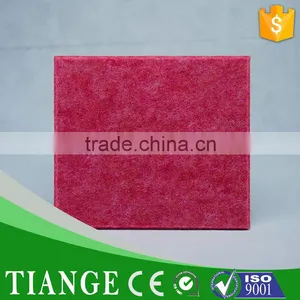 Fire Proof and Sound Absorb Materials Polyester Fiber Acoustic Panel thumbnail-1