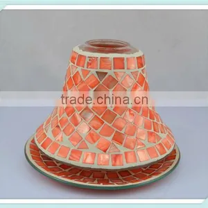 2014 New Mosaic Lamp Candle Shade for Home Decoration&wedding thumbnail-1