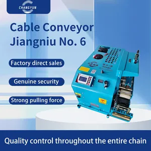 Diesel Powered Cable Conveyor - Heavy Duty Portable Wire Feeding Machine for Overhead & Underground Power Cable Installation | Made in China thumbnail-1