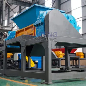 Refrigerator TV Shell Shredder Diesel Drum Rubber Pipe Dual Axis Shredding Machine Scrap Copper Aluminum Wire Crushing Equipment EPC thumbnail-2