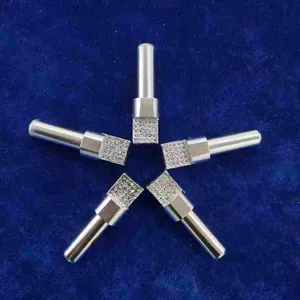 Diamond Dressing Pen, Dressing Tool, Grinder Wheel Shaper, Pointed and Flat Head Milling Stone Pen, Hand-held Diamond Dressing Pen thumbnail-4