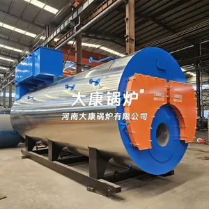 Yinchen Vertical Gas Steam Boiler Compact Vertical Industrial Steam Boiler Small Floor Space Easy Installation thumbnail-2