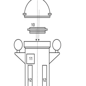 CASSENS & PLATH Mirror Arrangement for Overhead Compass/160 or 180 (with Lens and Mirror) thumbnail-2