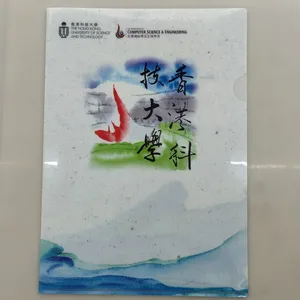 Clear Plastic PP Envelope File Folder With Button thumbnail-4