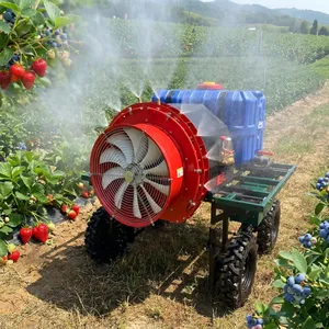 China Manufactured Remote Control Airblast Sprayer With 12 Nozzles for Orchard Vineyard Crop Protection thumbnail-1