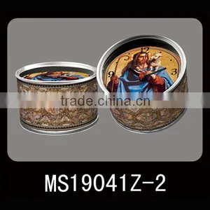 Can Clock With Beautiful Design,unique Desk Clock With Figure Printed thumbnail-1