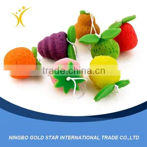 Wholesale Cheap High Quality Fruit Design Bath Sponge Quality Choice thumbnail-1