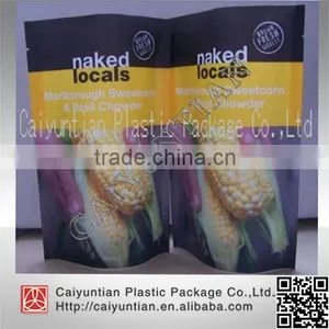 Resuable Agriculture Plastic Bag for Corn Seeds With a Clear Window/ Standed Side Gusset Plant Seeds Bag Supplier's Choice thumbnail-5