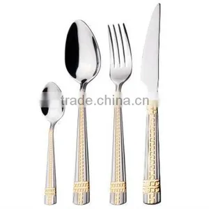 Mirror Polishing Dishes Dinnerware Flatware Set thumbnail-1