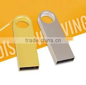 Golden Silver Slim Custom 2gb Metal Usb Pen Drive Giveaway Gift Usb Flash Drive thumbnail-1